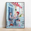 Recherche de eiffel tower paintings posters Illustration