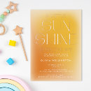 Recherche de rayons de soleil invitations Orange
