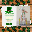 Recherche de de st patrick anniversaire invitations Shamrock