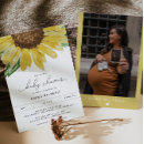 Recherche de rustic floral baby shower invitations Tournesol