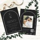 Recherche de classic formal mariage invitations Code qr
