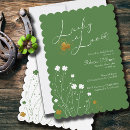 Recherche de irish bridal shower invitations Shamrock
