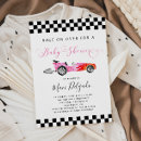 Recherche de vintage race car invitations Rouge