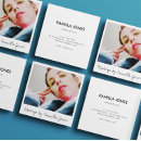 Recherche de maquillage cartes visite Minimaliste