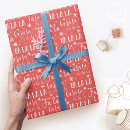 Recherche de chansons de noël papier cadeau Typographie