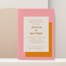 Recherche de modern couple invitations Simple