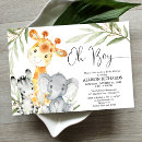 Recherche de baby shower garçon invitations Zoo