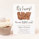 Recherche de ses jumeaux invitations Neutre