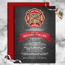 Recherche de retraite pompier cartes invitations service