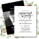 Recherche de 11x16 fiançailles invitations Noir