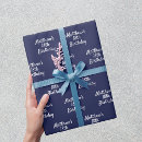 Recherche de manuscrit papier cadeau Bleu marine