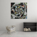 Recherche de spirale colorée posters Psychédélique