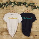 Recherche de bridesmaid tshirts De demoiselle d'honneur