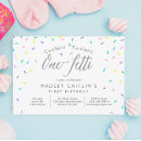 Recherche de première anniversaire invitations Unique