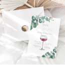 Recherche de vin 11x16 invitations Élégant
