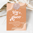 Recherche de des années 70 invitations Fête d'anniversaire super