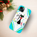 Recherche de chat de noël iphone coques Rétro