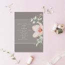 Recherche de rose et gris mariage invitations floral
