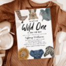 Recherche de wild one boy invitations Neutre