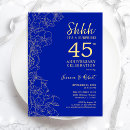 Recherche de bleu saphir invitations Floral
