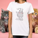 Recherche de dame folle de chat tshirts Mignonne