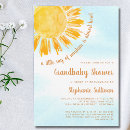 Recherche de douche pour le bébé invitations Jaune