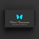 Recherche de papillon turquoise cartes visite Girly