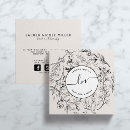 Recherche de vierges cartes visite Floral