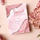 Recherche de marbre rose invitations Géode