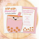 Recherche de kawaii invitations Thé bulle