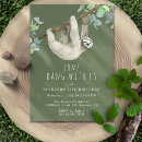 Recherche de cute sloth invitations Enfants