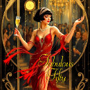 Recherche de femmes des années 1920 invitations Fête d'anniversaire