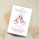 Recherche de ballerina invitations Coquette