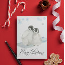 Recherche de pingouins noël cartes Aquarelle