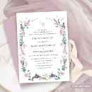 Recherche de mauve mariage invitations Bohème