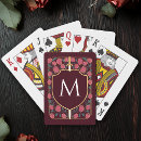 Recherche de médiéval jeux de cartes Monogramme