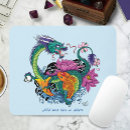 Recherche de dragon chinois tapis souris Imaginaire
