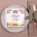 Recherche de motif floral serviettes Anniversaire