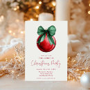 Recherche de minimaliste noël invitations Rouge et vert