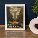 Recherche de voyage new york art Vintage