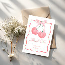 Recherche de cerise vœux cartes Élégant