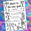 Recherche de new years invitations Moderne