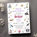 Recherche de sorcellerie invitations Aquarelle
