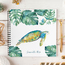 Recherche de tortue mignonne carnets Aquarelle