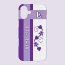 Recherche de pourpre de fleur iphone coques Violet