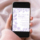 Recherche de papillon vintage invitations Lavande