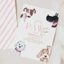 Recherche de paw ty invitations D'anniversaire de chien