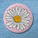 Recherche de fleurs blanches badges Pour enfants