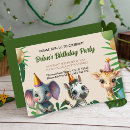Recherche de singe anniversaire invitations Animaux mignons