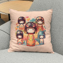 Recherche de kokeshi coussins Mignon